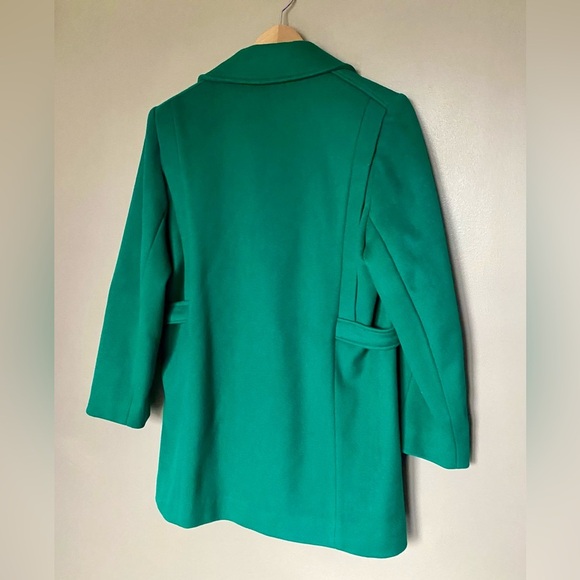 FITZ vintage wool womens peacoat kelly green union rare classy preppy 60s sz 8 - Picture 16 of 16